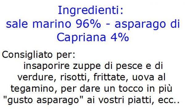 Sale agli asparagi di Capriana